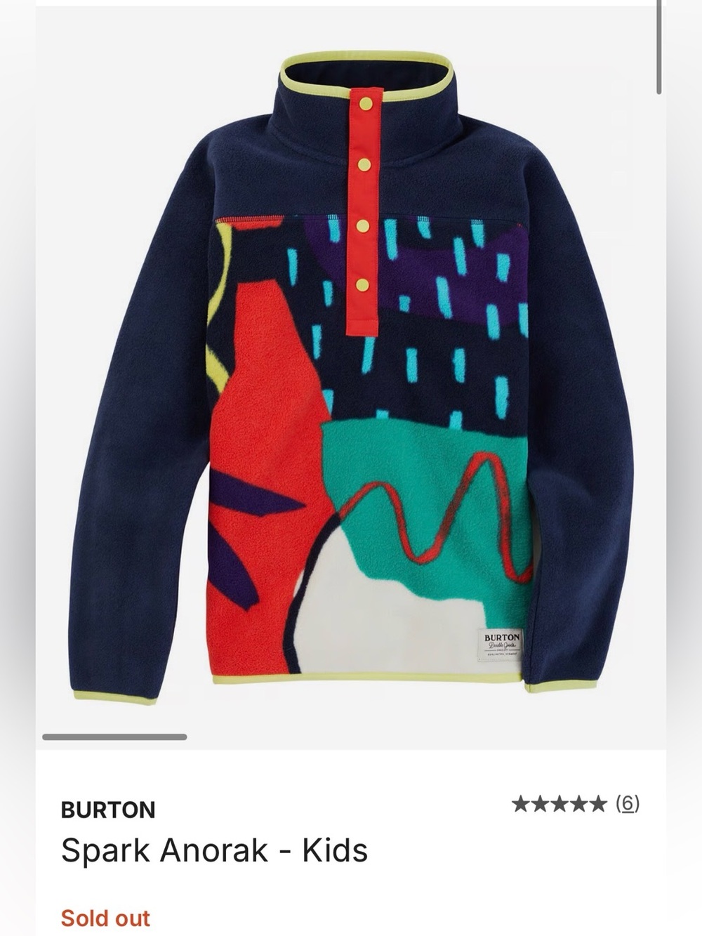 Burton Spark Anorak Fleece-‎ 12